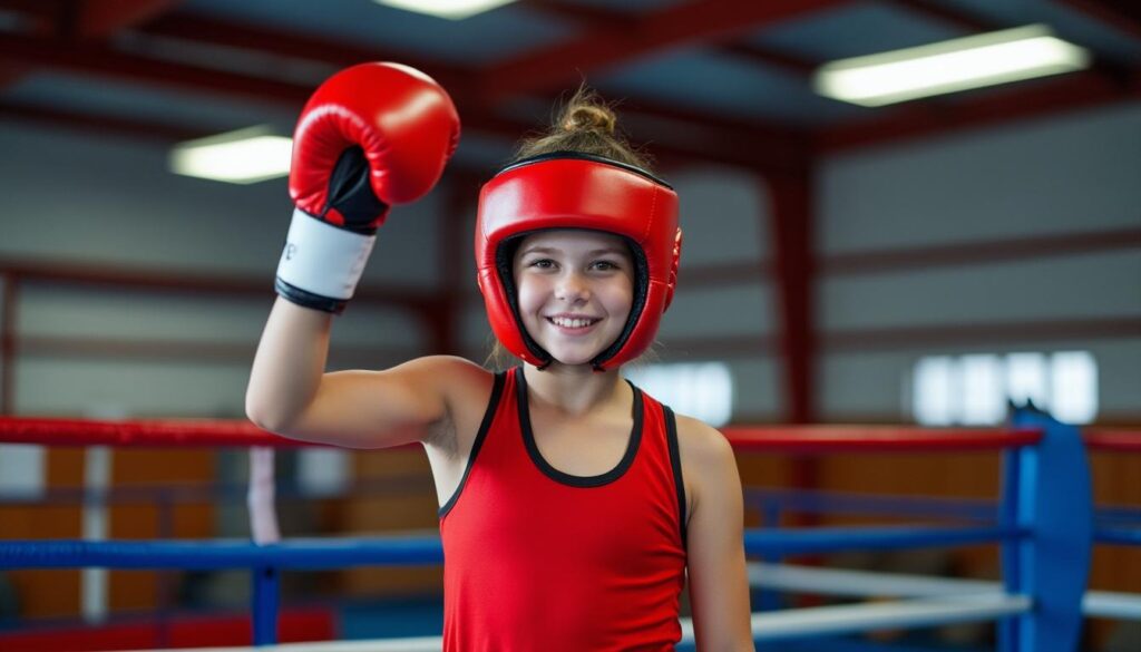 elsa planas, boxeuse licenciée à carcassonne, se qualifie pour les demi-finales du championnat de france cadettes, marquant une étape importante dans sa carrière sportive.