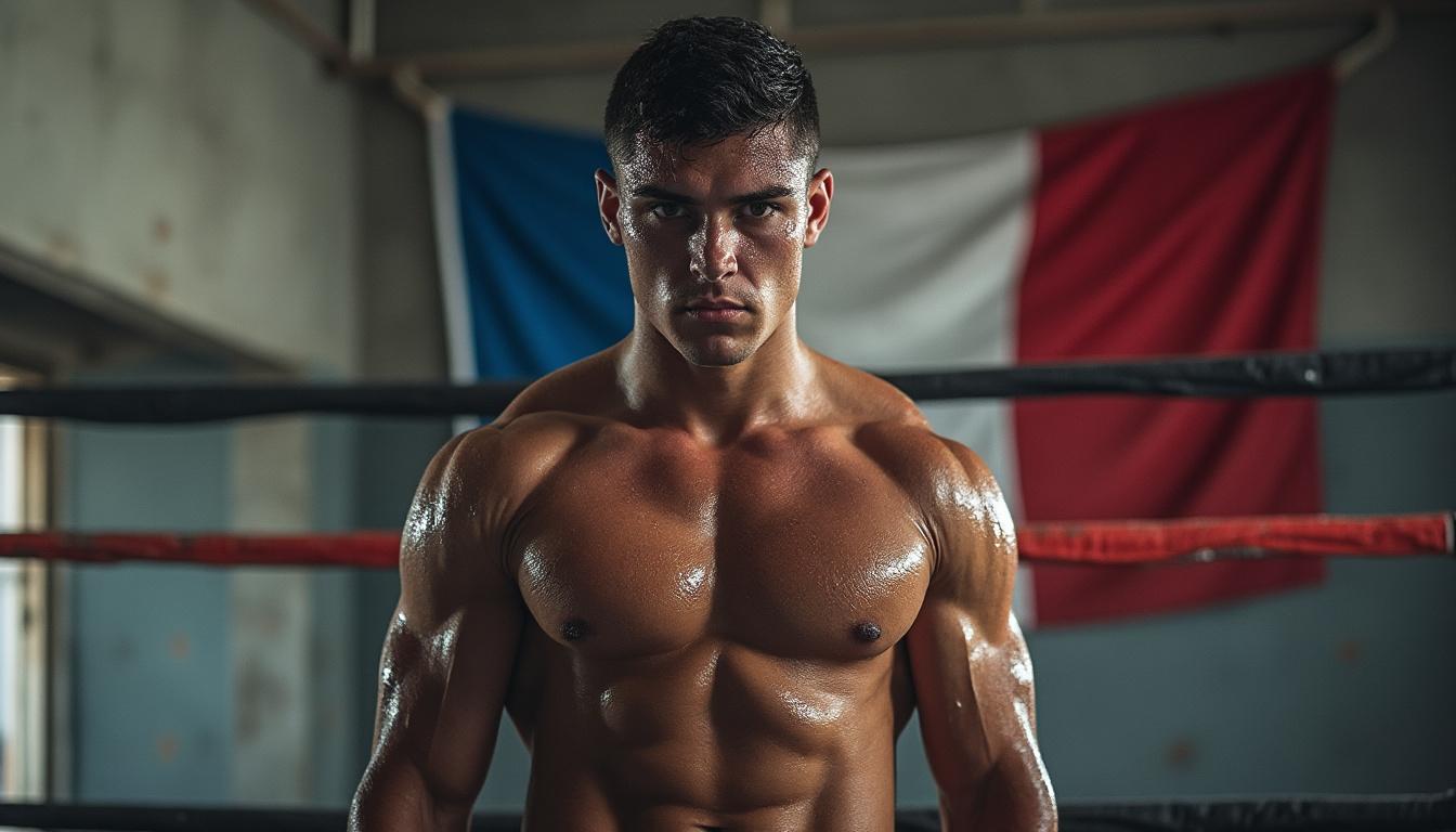 younes moumen sacré champion de france, une victoire historique pour le boxing club etuz-cussey et le local boxe club, célébrant l'excellence et la passion de la boxe locale.