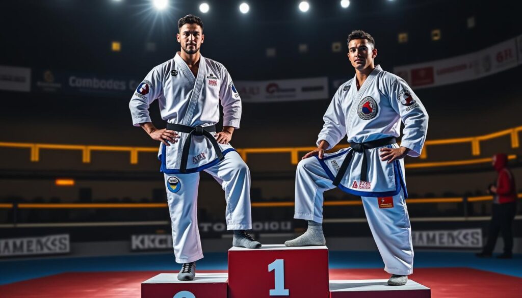 deux athlètes du boxing shaolin gimontois brillent aux championnats de france en remportant un total de quatre médailles, une performance remarquable qui met en lumière leur talent et leur détermination.