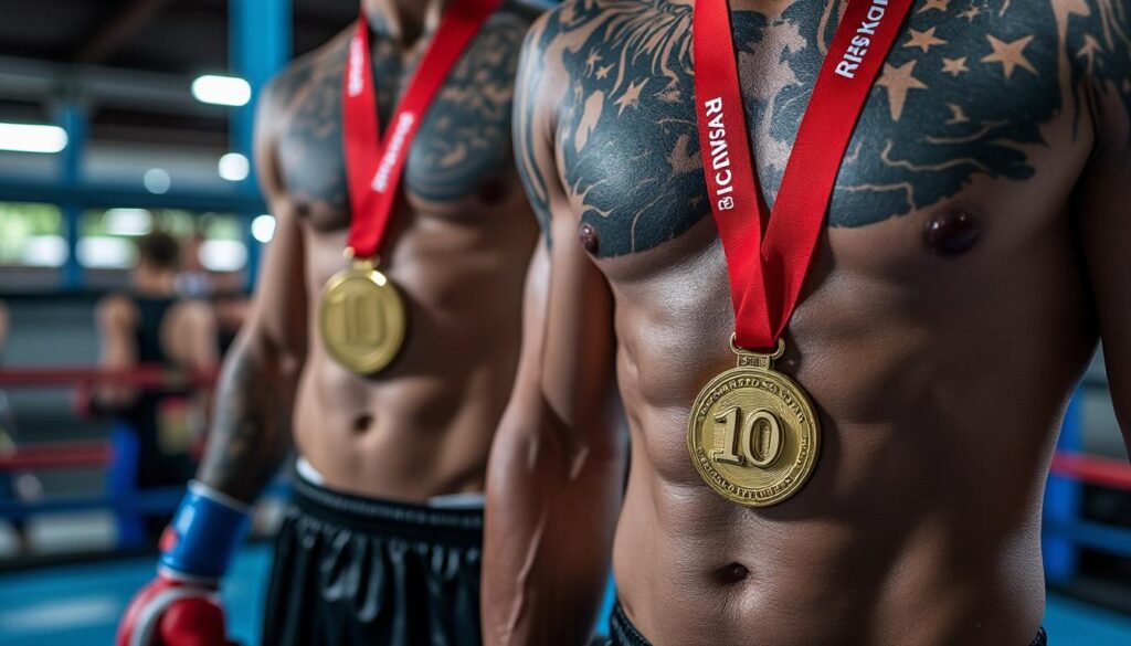 le club de kick-boxing de la commune fête ses 10 ans en remportant une médaille d'or, d'argent et de bronze lors des derniers championnats, une réussite sportive remarquable.