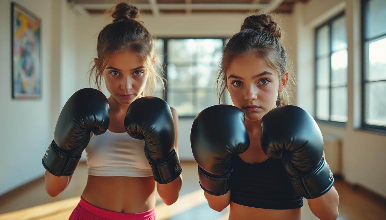 découvrez l'histoire d'ines et mélody, deux jeunes passionnées de kick-boxing à rosporden, qui ont débuté leur parcours dès leurs 12 et 13 ans.