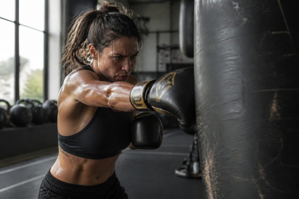 découvrez une séance de cardio intense au sac de frappe qui fait brûler des calories sans courir un kilomètre. parfait pour améliorer votre endurance et tonifier votre corps.