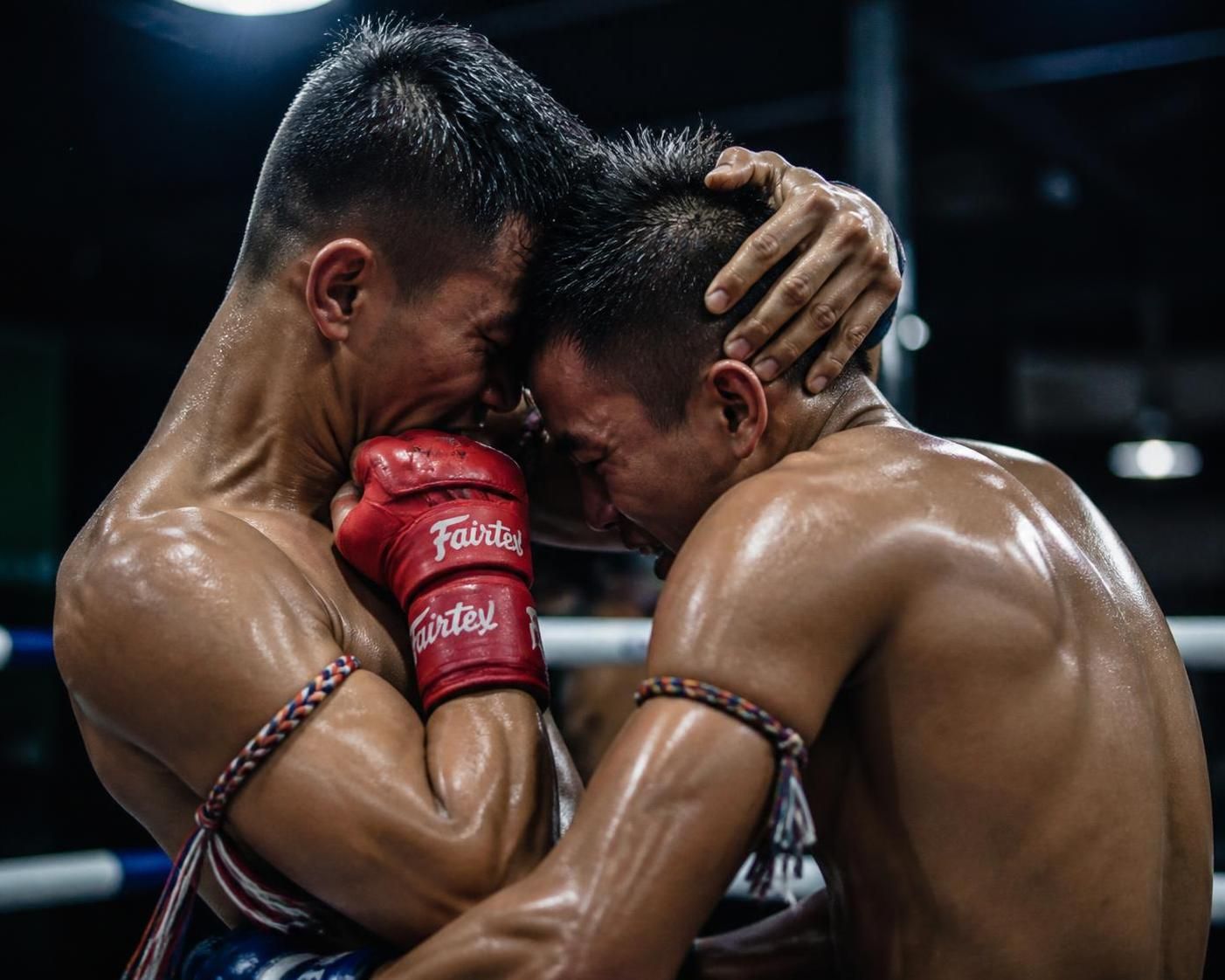 Le clinch en boxe thai : dominer le corps a corps au lieu de le subir 2 maîtrisez le clinch en boxe thaï pour dominer le combat rapproché. apprenez les techniques clés pour contrôler et imposer votre force au corps à corps.
