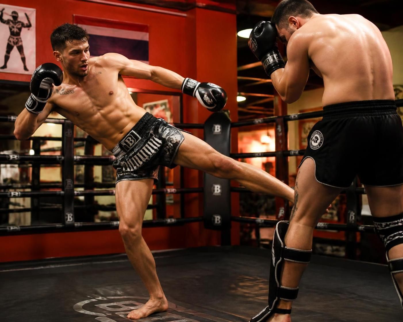 apprenez à maîtriser le low kick en visant précisément la cuisse pour affaiblir et déstabiliser votre adversaire lors de vos combats.