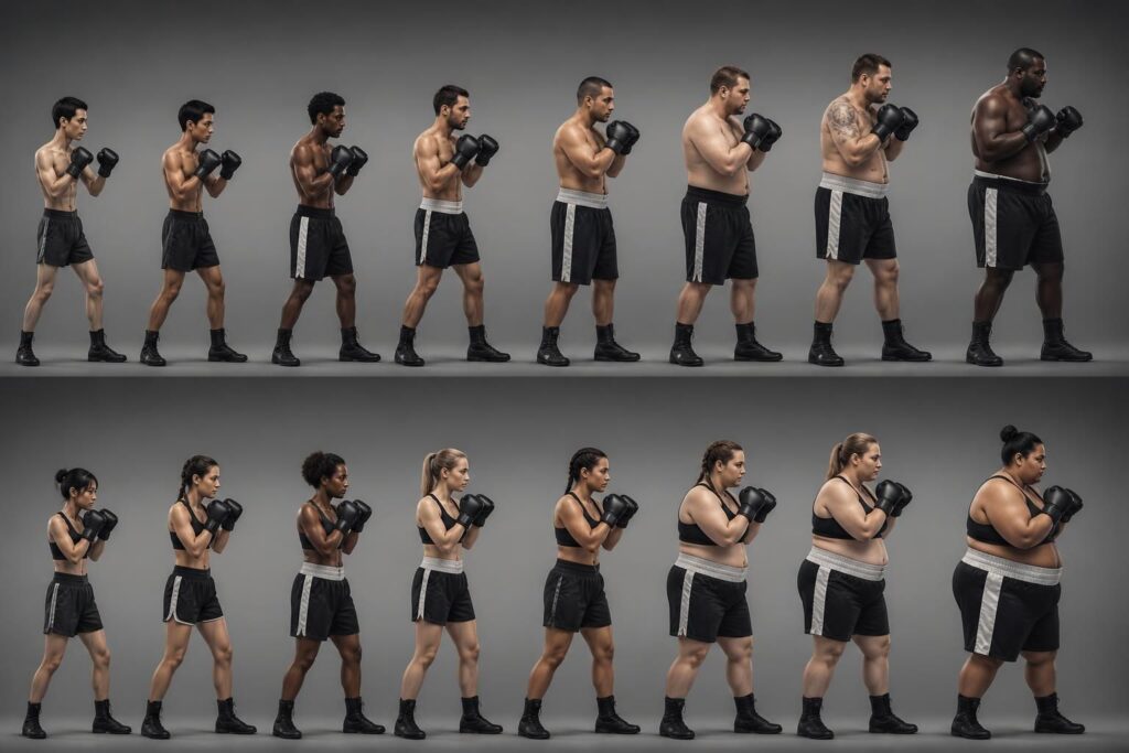 découvrez le tableau complet des catégories de poids en boxe anglaise, de la paille aux lourds, pour mieux comprendre les divisions et les règles de ce sport de combat.